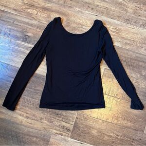 Carly Jean Los Angeles Classic Black Long Sleeve Tee
